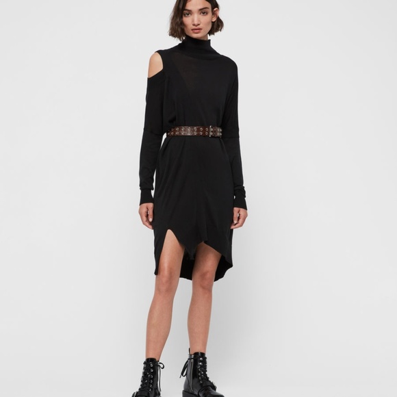 allsaints sweater dress